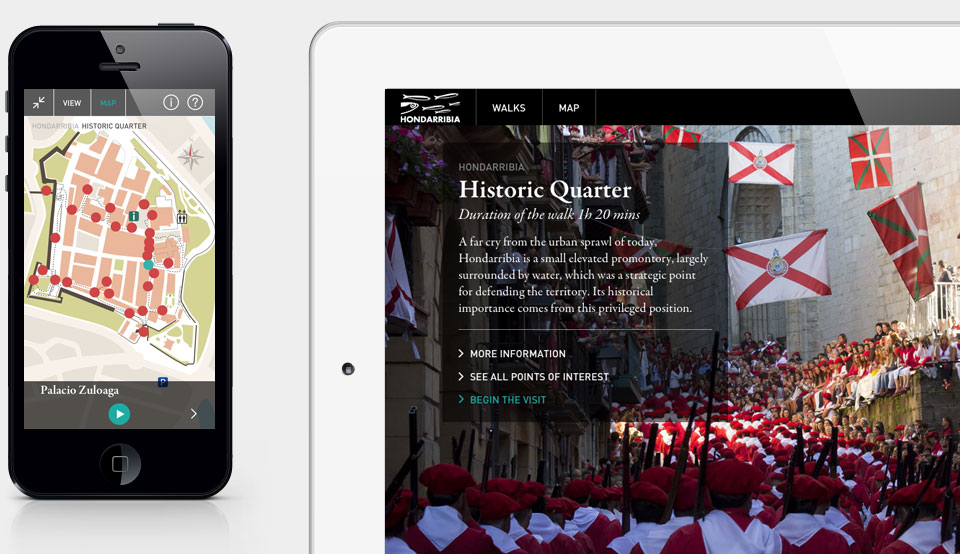 GIDA Manageable audiovisual guide for mobile devices